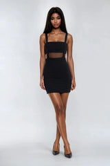Cut-Out Sleeveless Mini Dress