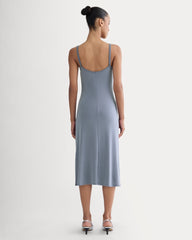 The Tank Midi Dress In Butterknit | Blue Dusk