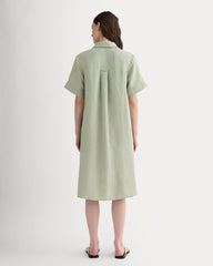 The Daytripper Dress In Linen | Seagrass