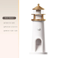 Moon Projection Lighthouse Lamp