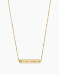 Bespoke Bar Adjustable Necklace (Gold)