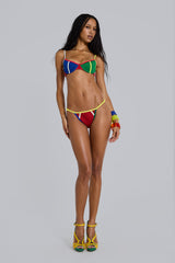 Sideline Neoprene Bikini Bra Top