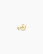 14K Gold Newport Flat Back Single Stud