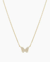 Diamond Butterfly Necklace