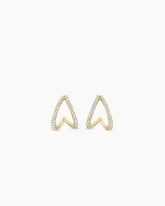 Diamond Pavé Split Huggies