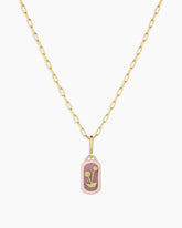 Power Gemstone Parker Charm Necklace Compassion