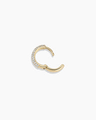 Diamond Paseo Statement Single Huggie