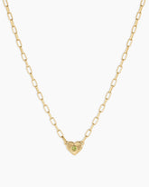 Birthstone Heart Necklace