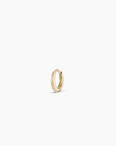 14K Gold Everyday Oval Single Huggie