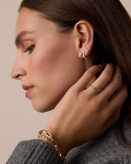 Lab Grown Diamond Solitaire Huggies