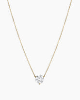 Lab Grown Diamond Solitaire Necklace