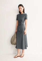 Jeltaa Jersey-Kleid | Space Steel