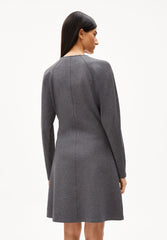 Calinaa Kleid | Steel Melange