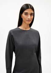 Calinaa Kleid | Steel Melange