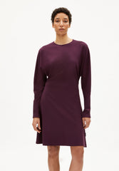 Calinaa Kleid | Dark Cranberry