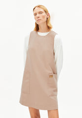 Workwear Canvas Mini-Kleid | True Camel