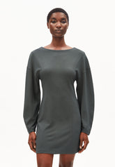 Barrel Mini-Jerseykleid | Space Steel
