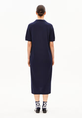 Feinstrick-Polokleid | Tinted Navy