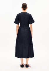 Jeans-Midi-Kleid Mit Gürtel | Rinse