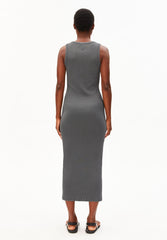 Gmt Dye Bodycon Ripp-Kleid | Space Steel