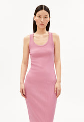 Gmt Dye Bodycon Ripp-Kleid | Washed Berry