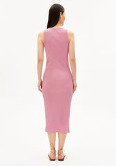Gmt Dye Bodycon Ripp-Kleid | Washed Berry