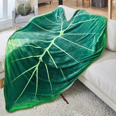 Super Soft Giant Leaf Blanket for Bed / Sofa