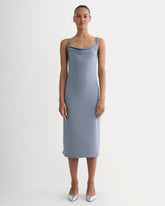 The Tank Midi Dress In Butterknit | Blue Dusk