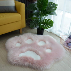 Cat Paw Fluffy Carpet Rug