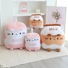 1pc Cat Milk Bottle Plushie Soft Toy