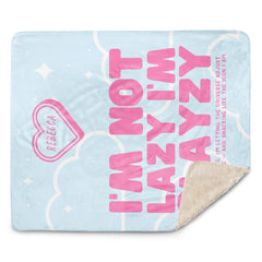 Personalised Slayzy™ Name Blanket – Soft Fleece (50x60in) | Teen Bedroom Decor | Custom Comfort Gift