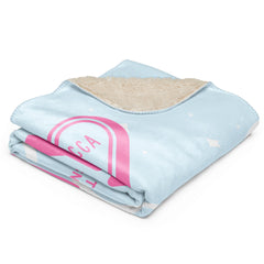 Personalised Slayzy™ Name Blanket – Soft Fleece (50x60in) | Teen Bedroom Decor | Custom Comfort Gift