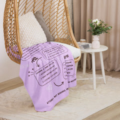 K-Drama School Lesson Cozy Warm Blanket Large 50x60 in | K-Drama Fan Gift