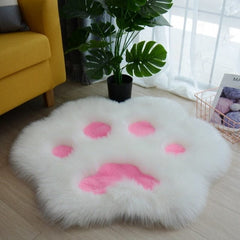 Cat Paw Fluffy Carpet Rug