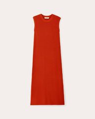 The Midi Dress In Everyday Cotton | Poppy Red