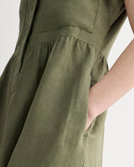 The Craft Dress In Linen | Kalamata