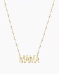 14K Gold Mama Necklace