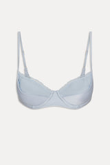 Austin Underwire Shine Bikini Top - Frosting