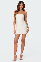 Madame Sheer Lace Mini Dress