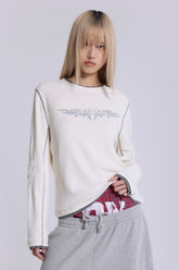 Off White Tattoo Applique Tee