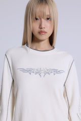 Off White Tattoo Applique Tee
