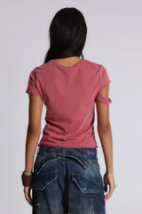 Rally Distressed Embellished Tee