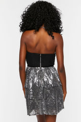 Sequin Sweetheart Mini Dress