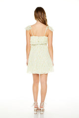 Ditsy Floral Ruffle Mini Dress
