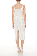 Sequin Bodycon Midi Tank Dress