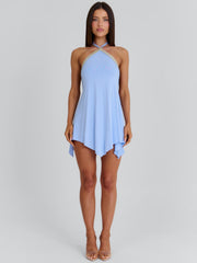Milagros Mini Dress Blue