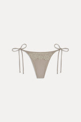 Mackenzie Cheeky Shine Bikini Bottom - Birthday Suit