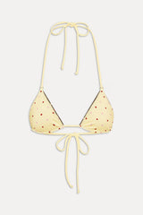 Nick Reversible Shine Bikini Top - Honey Bug
