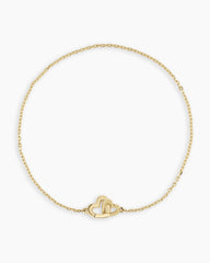 14K Gold Parker Heart Bracelet