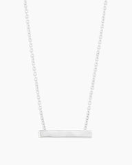 Bespoke Plate Necklace (Silver)